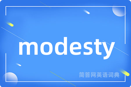 modesty
