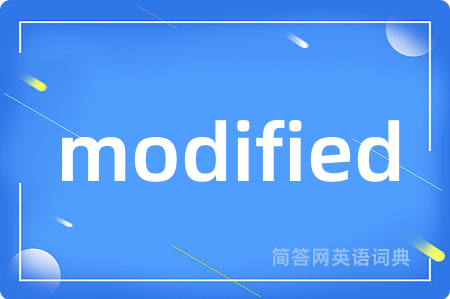 modified