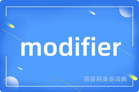 modifier