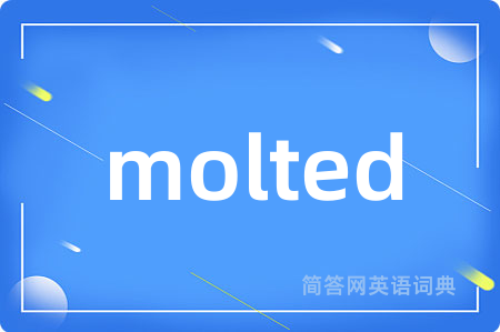 molted