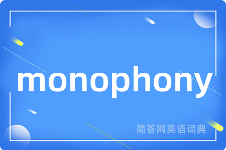 monophony