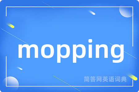 mopping