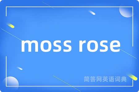 moss rose