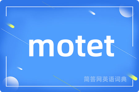 motet