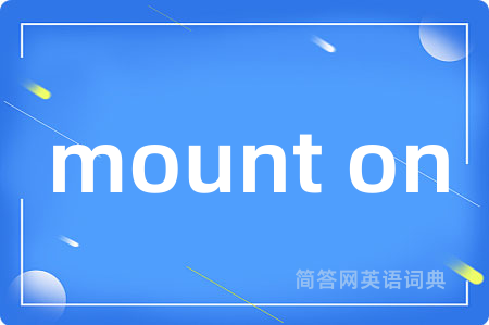 mount on