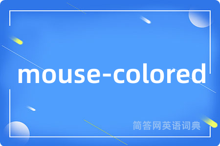 mouse-colored