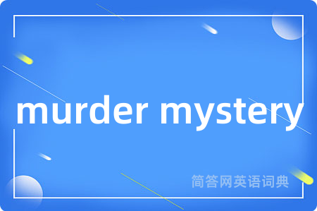 murder mystery