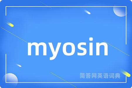 myosin是什么意思,myosin的中文翻译 myosin