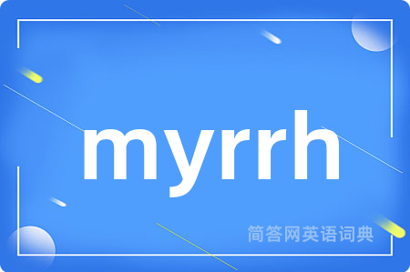 myrrh
