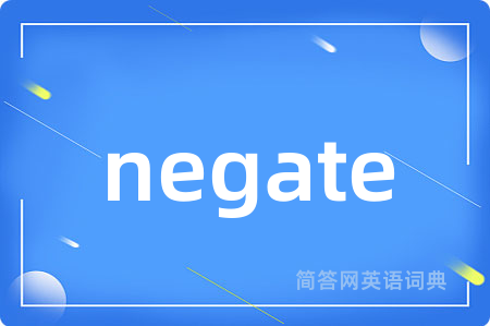 negate