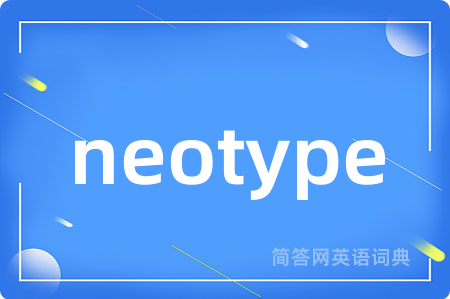 neotype