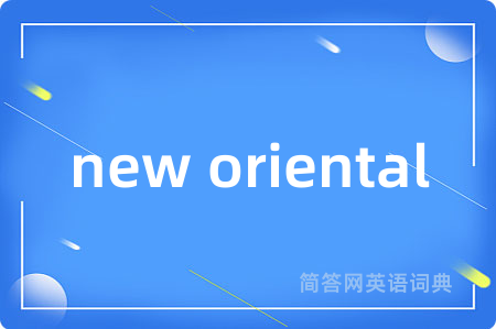 new oriental