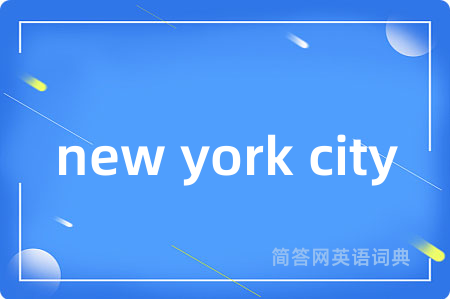 new york city