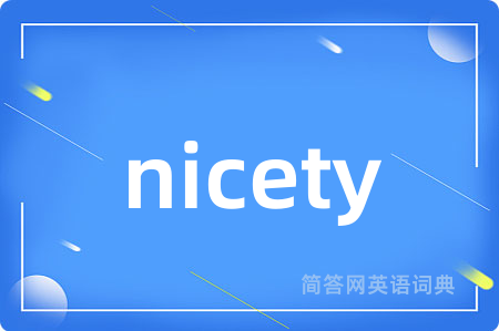 nicety