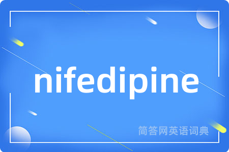 nifedipine