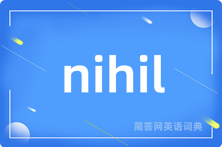 nihil