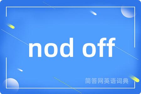nod off