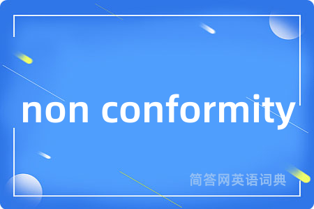 non conformity