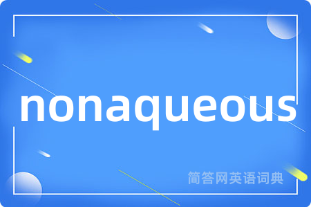 nonaqueous