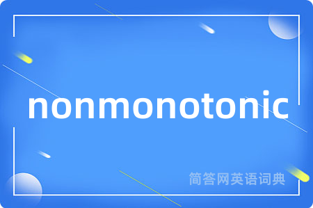 nonmonotonic