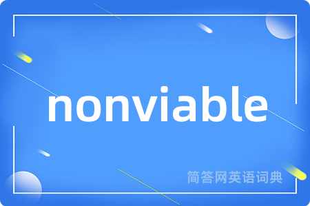nonviable