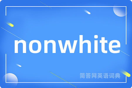 nonwhite