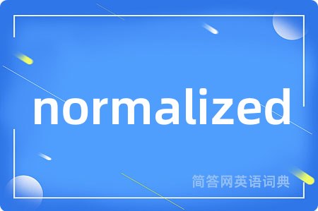 normalized