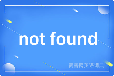 not found