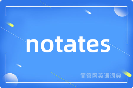 notates