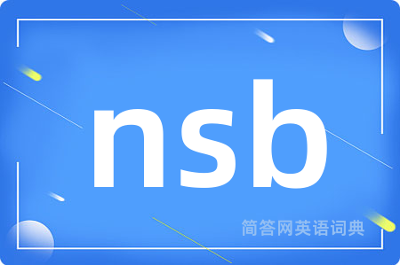 nsb是什么意思,nsb的中文翻译 nsb