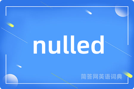 nulled