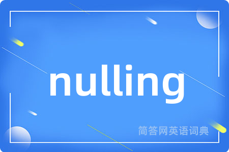 nulling