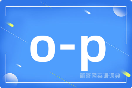 o-p