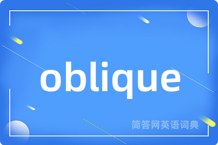 oblique