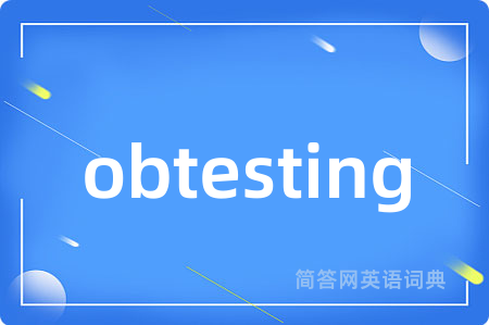 obtesting