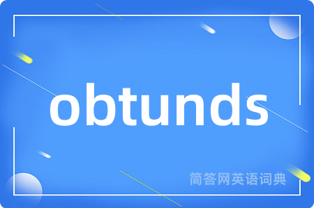 obtunds