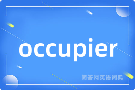 occupier
