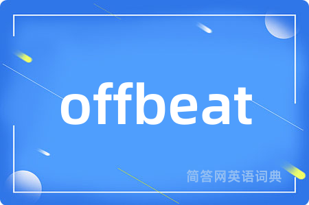 offbeat