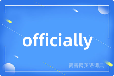 officially
