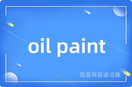 oil paint