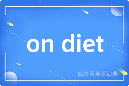 on diet