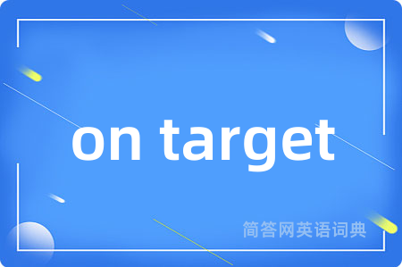 on target