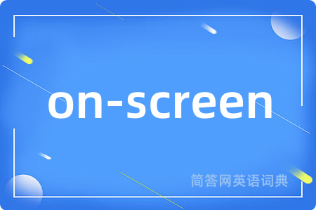 on-screen