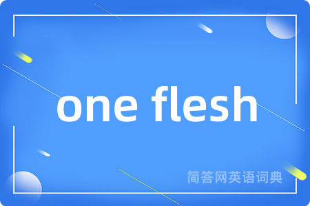 one flesh