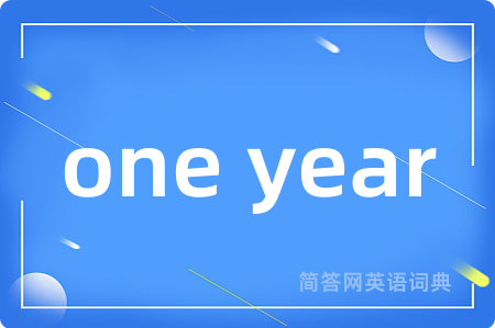 one year