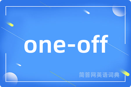 one-off