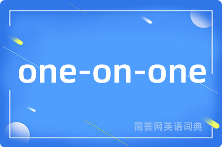 one-on-one