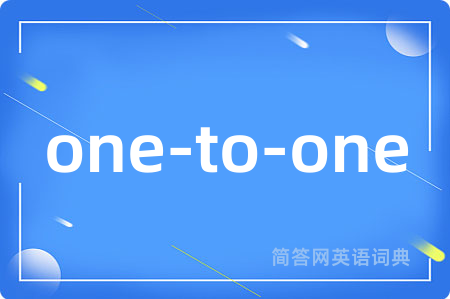 one-to-one