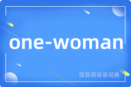 one-woman