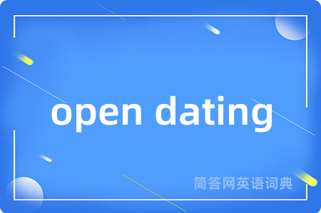 open dating